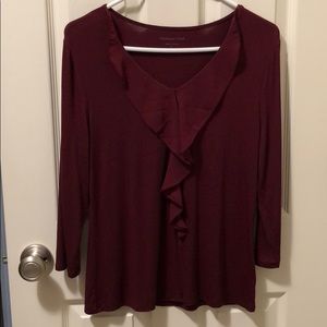 COLDWATER CREEK-Deep Red in Color, 3Q Sleeves